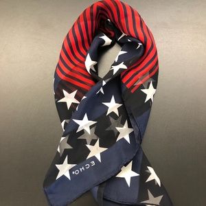 Echo Silk Scarf - Stars and Stripes